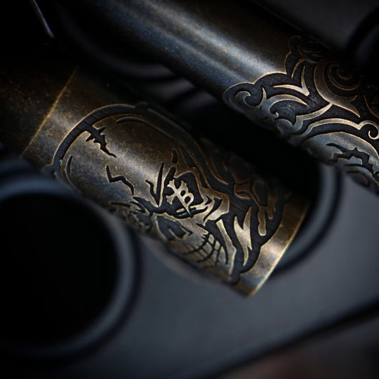 TechLiner Grid -- Borka Skulls LE Brass (Acid Washed)