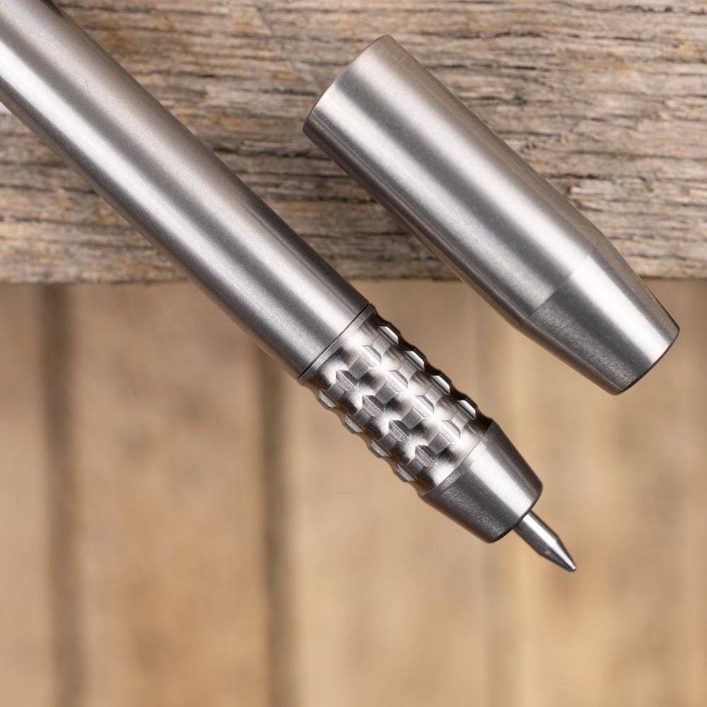 Titanium TechLiner Grid Pen -- (Burnished)