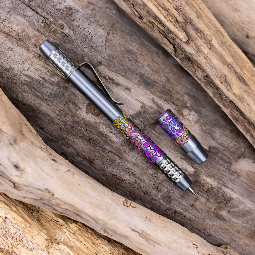 Titanium TechLiner Grid Pen -- Sunset Ano Aloha (Burnished)