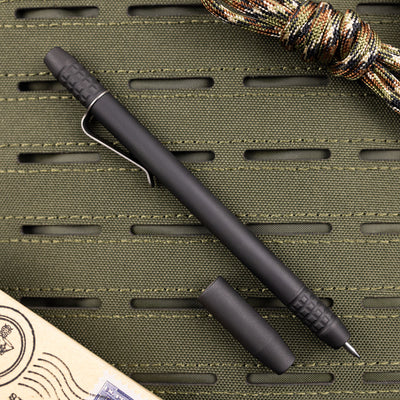 Titanium TechLiner Grid Pen -- DLC (Blasted)