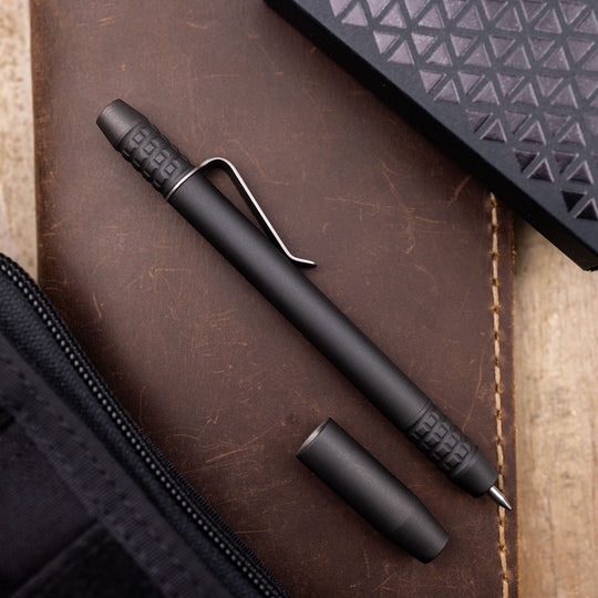 Titanium TechLiner Grid Pen -- DLC (Blasted)