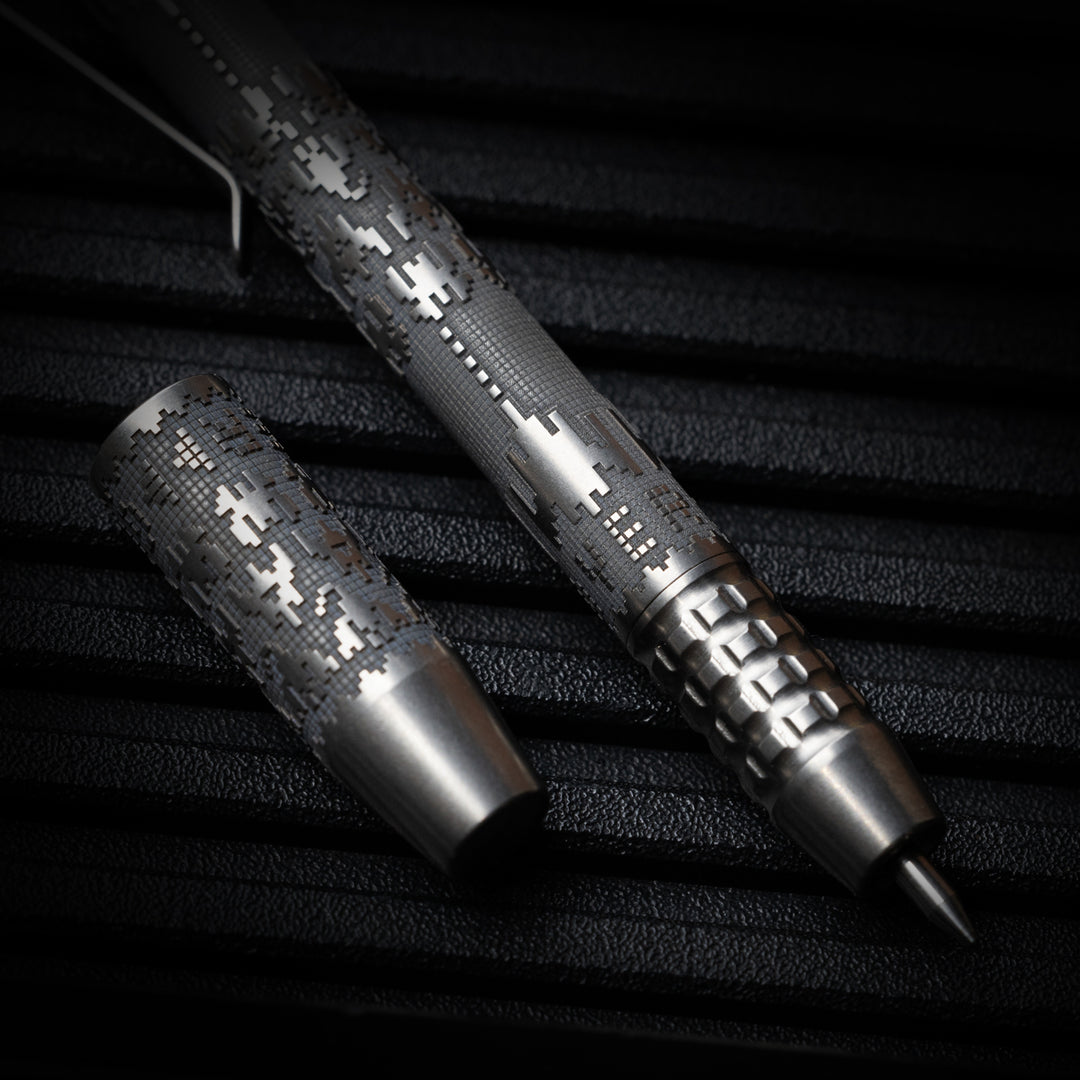 Titanium TechLiner Grid Pen --  Galaga LE (Tumbled)