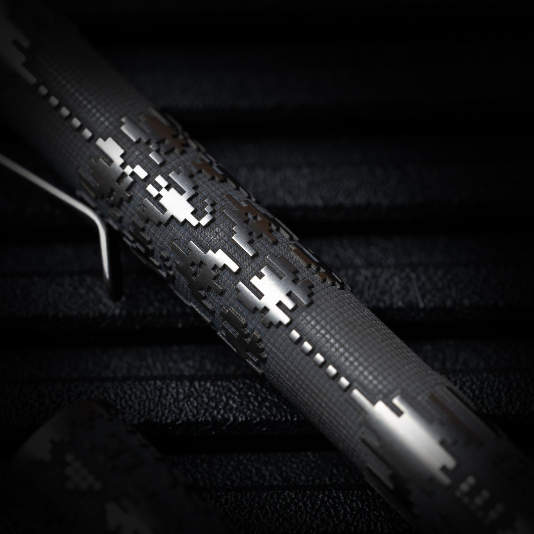 Titanium TechLiner Grid Pen --  Galaga LE (Tumbled)