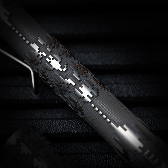 Titanium TechLiner Grid Pen --  Galaga LE (Tumbled)