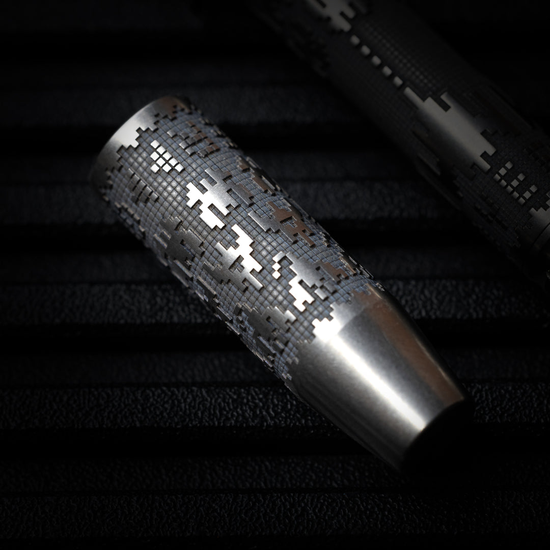 Titanium TechLiner Grid Pen --  Galaga LE (Tumbled)