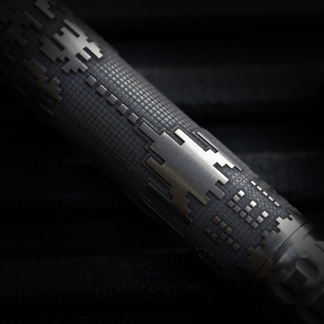 Titanium TechLiner Grid Pen --  Galaga LE (Tumbled)