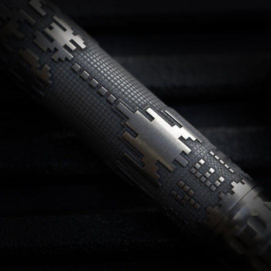 Titanium TechLiner Grid Pen --  Galaga LE (Tumbled)