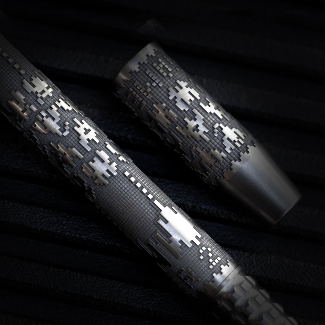 Titanium TechLiner Grid Pen --  Galaga LE (Tumbled)