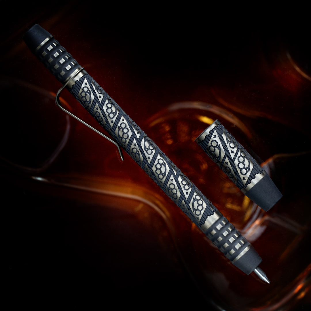 Titanium TechLiner Grid Pen --  BRNLY Brawler LE (Matte TRD / Bronze Ano)