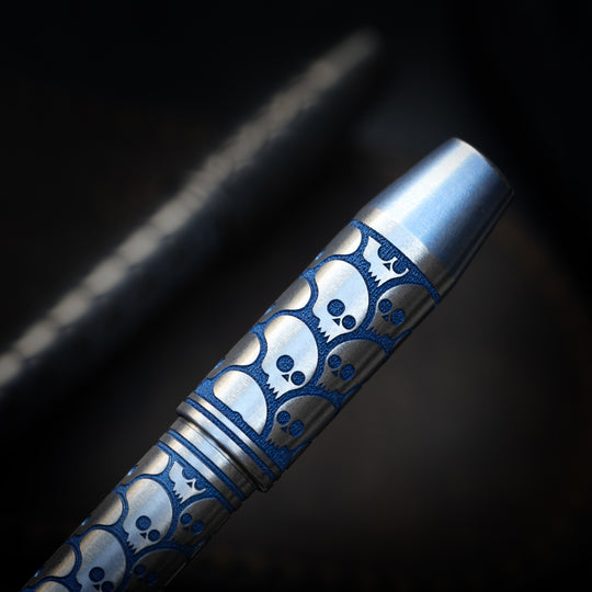 Titanium TechLiner Grid Pen --  Playge Pandemic LE (Blue Ano)
