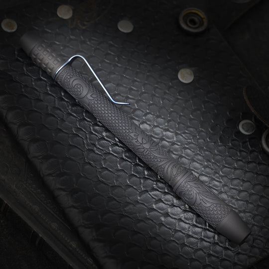 Titanium TechLiner Grid Pen --  Checkered Paisley LE (Black TRD)