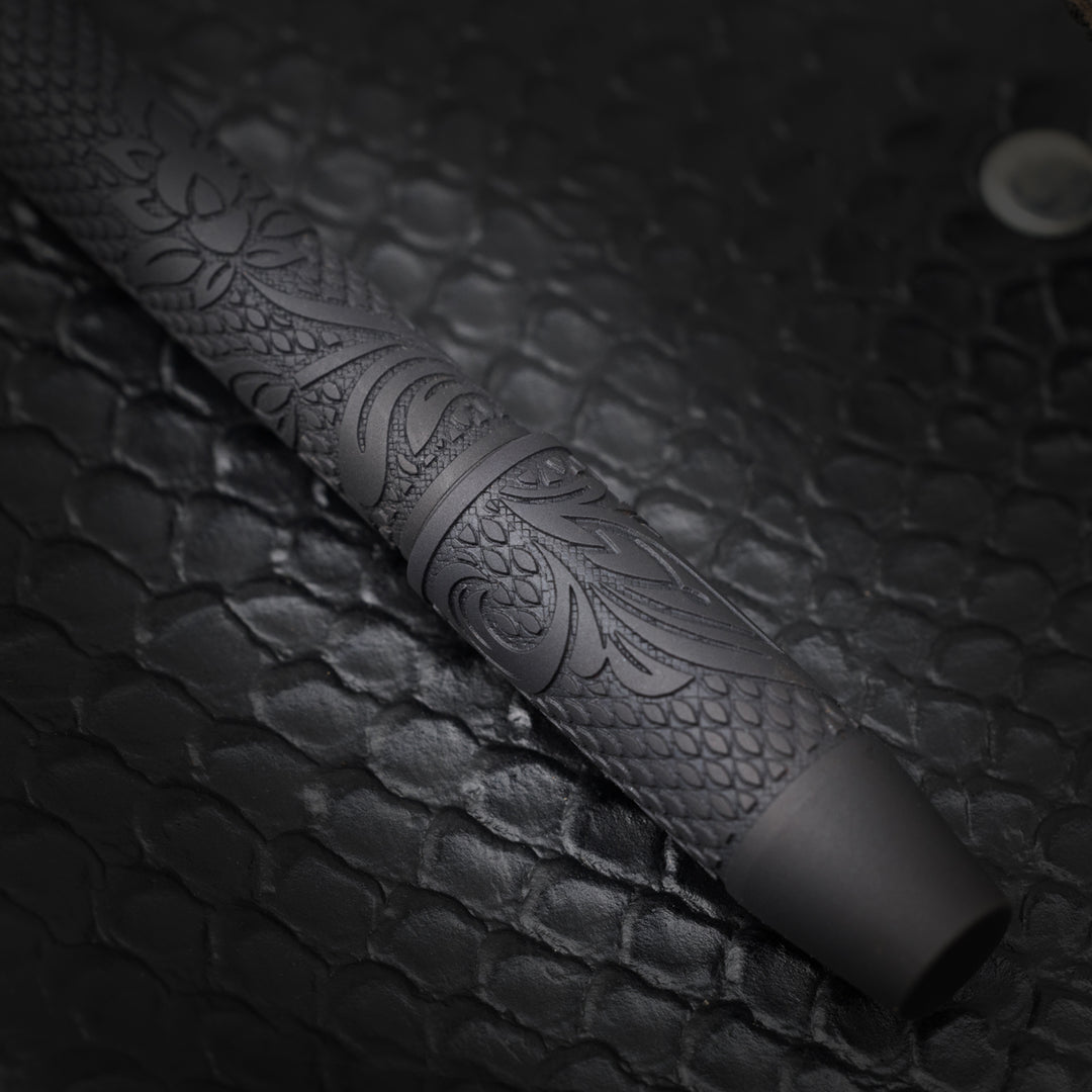Titanium TechLiner Grid Pen --  Checkered Paisley LE (Black TRD)