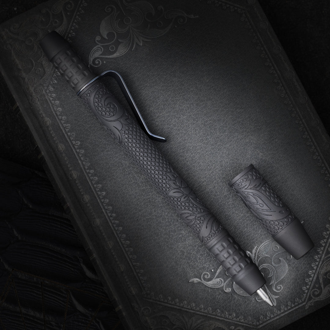 Titanium TechLiner Grid Pen --  Checkered Paisley LE (Black TRD)