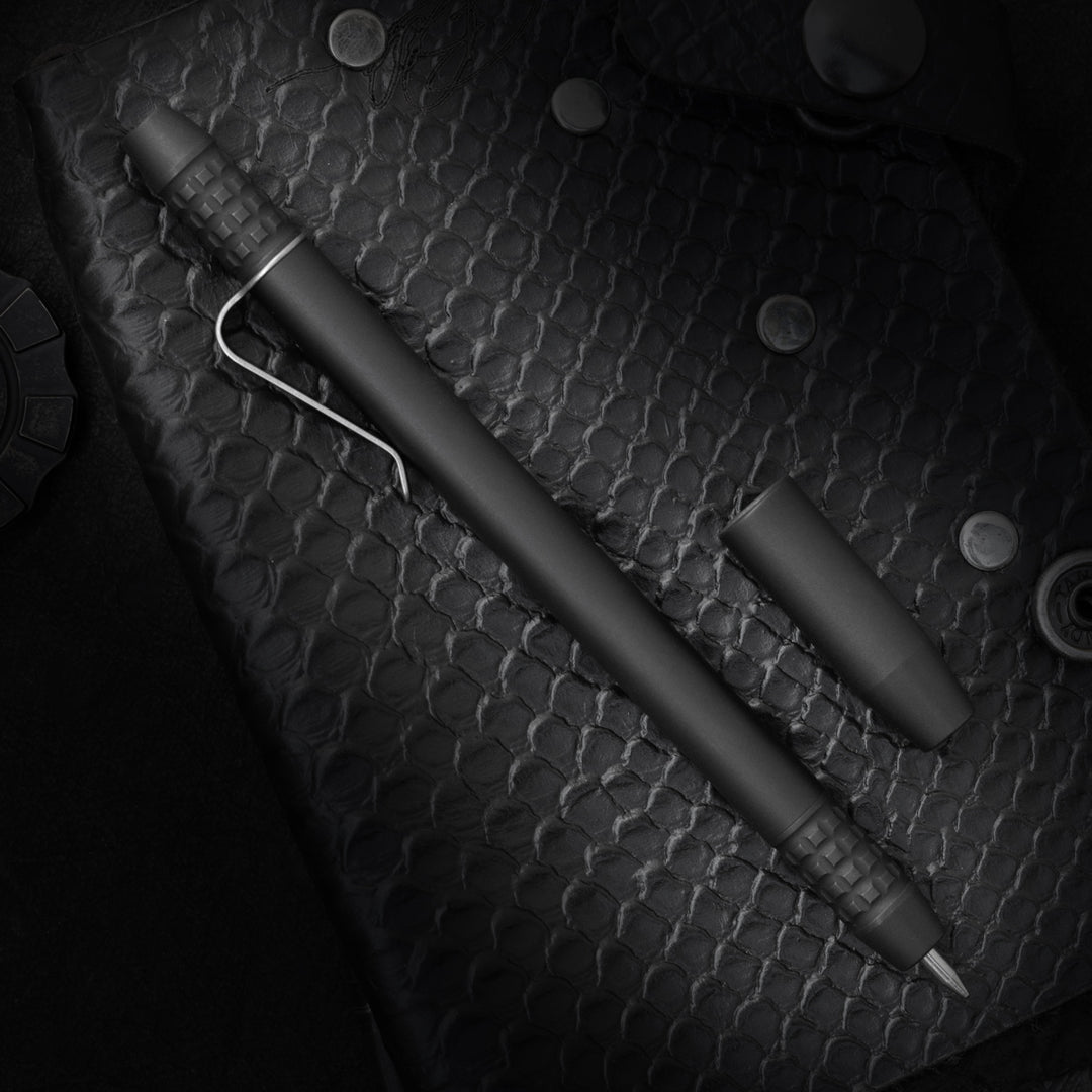 Titanium TechLiner Grid Pen -- DLC (Blackwash)