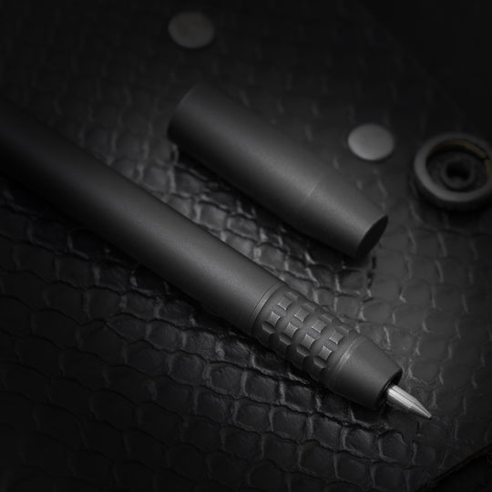 Titanium TechLiner Grid Pen -- DLC (Blackwash)