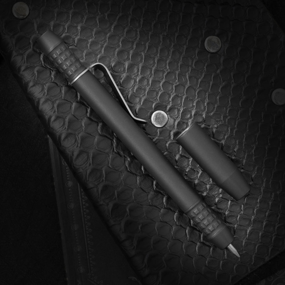 Titanium TechLiner Grid Pen -- DLC (Blackwash)