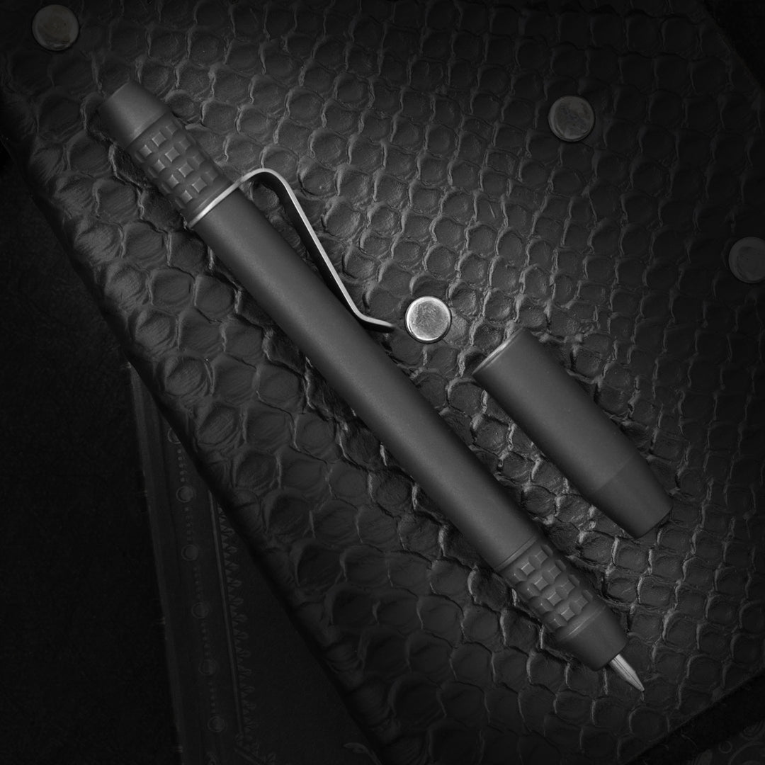 Titanium TechLiner Grid Pen -- DLC (Blackwash)
