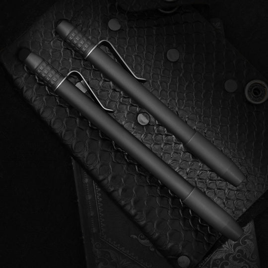 Titanium TechLiner Grid Pen -- DLC (Blackwash)