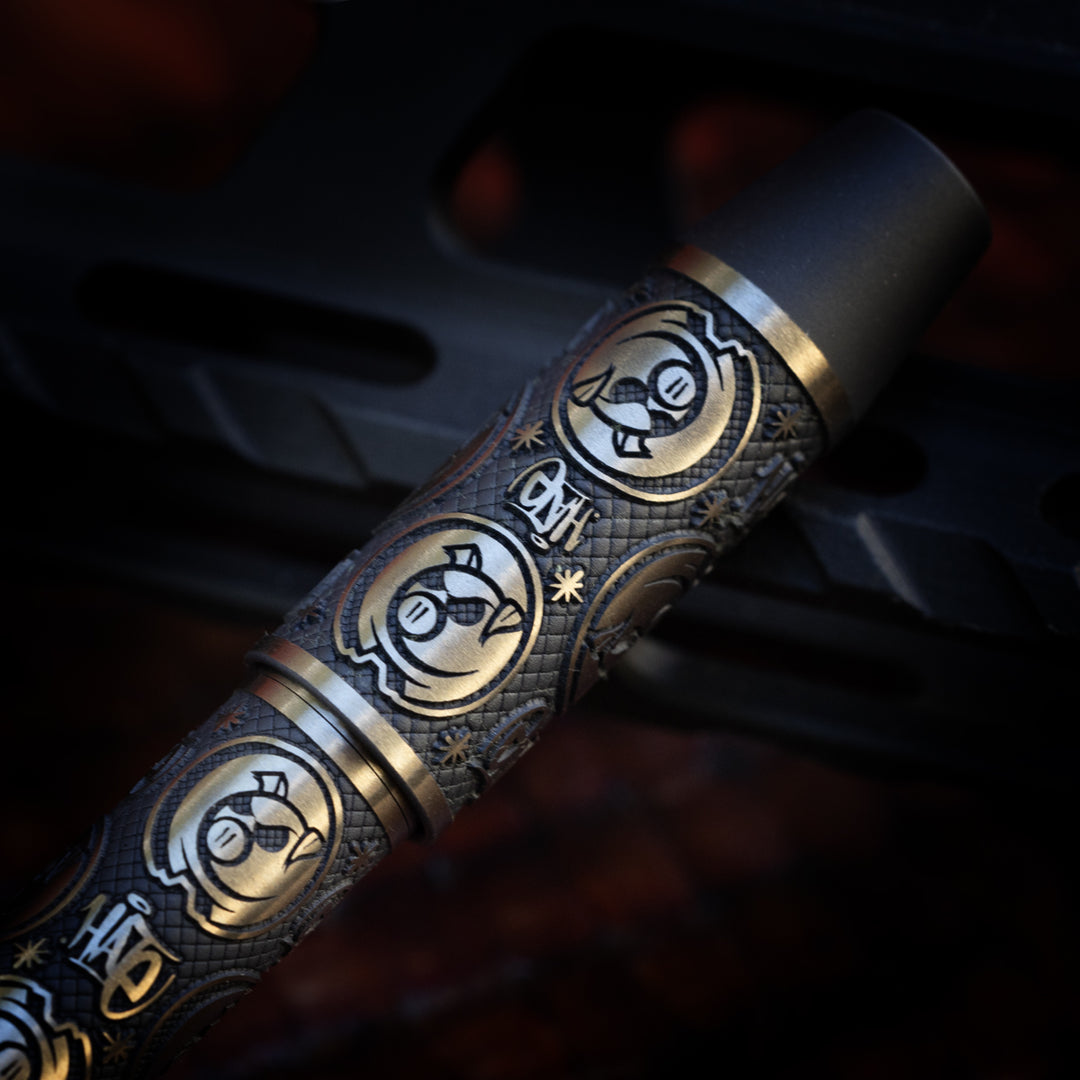 Titanium TechLiner Grid Pen -- HateDust (FallOut TRD /  Bronze Ano)