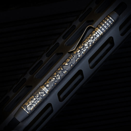 Titanium TechLiner Grid Pen -- Sakura LE (Matte TRD / Bronze Ano)