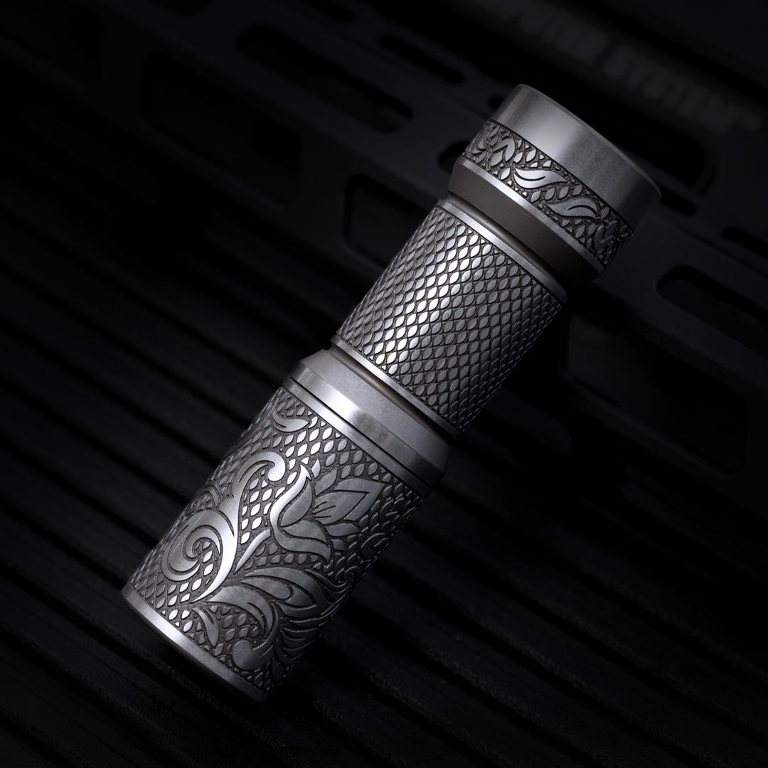 CWF Arcadian Flashlight - Checkered Paisley (Tumbled)