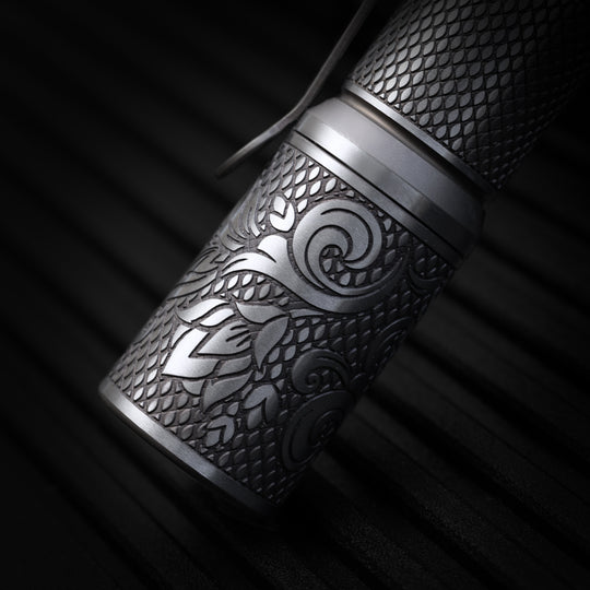 CWF Arcadian Flashlight - Checkered Paisley (Tumbled)