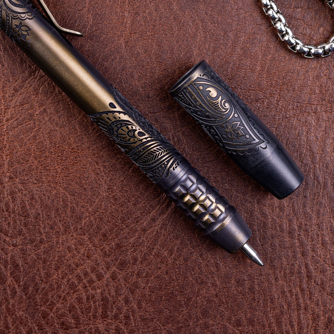 TechLiner Grid -- Paisley Laser Engraved Titanium (Fallout TRD)