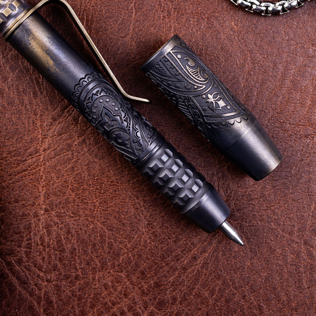 TechLiner Grid -- Paisley Laser Engraved Titanium (Fallout TRD)