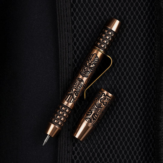 Copper TechLiner Grid Pen -- Tiki LE (Tumbled)