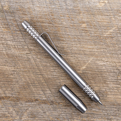 Titanium TechLiner Grid Pen -- (Burnished)