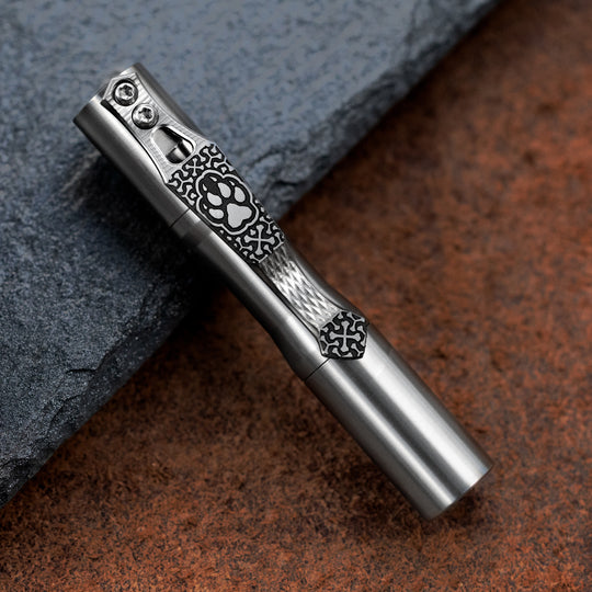 Steel Flame x Ti2 -- 2 Hole Paw Clip (Polished)