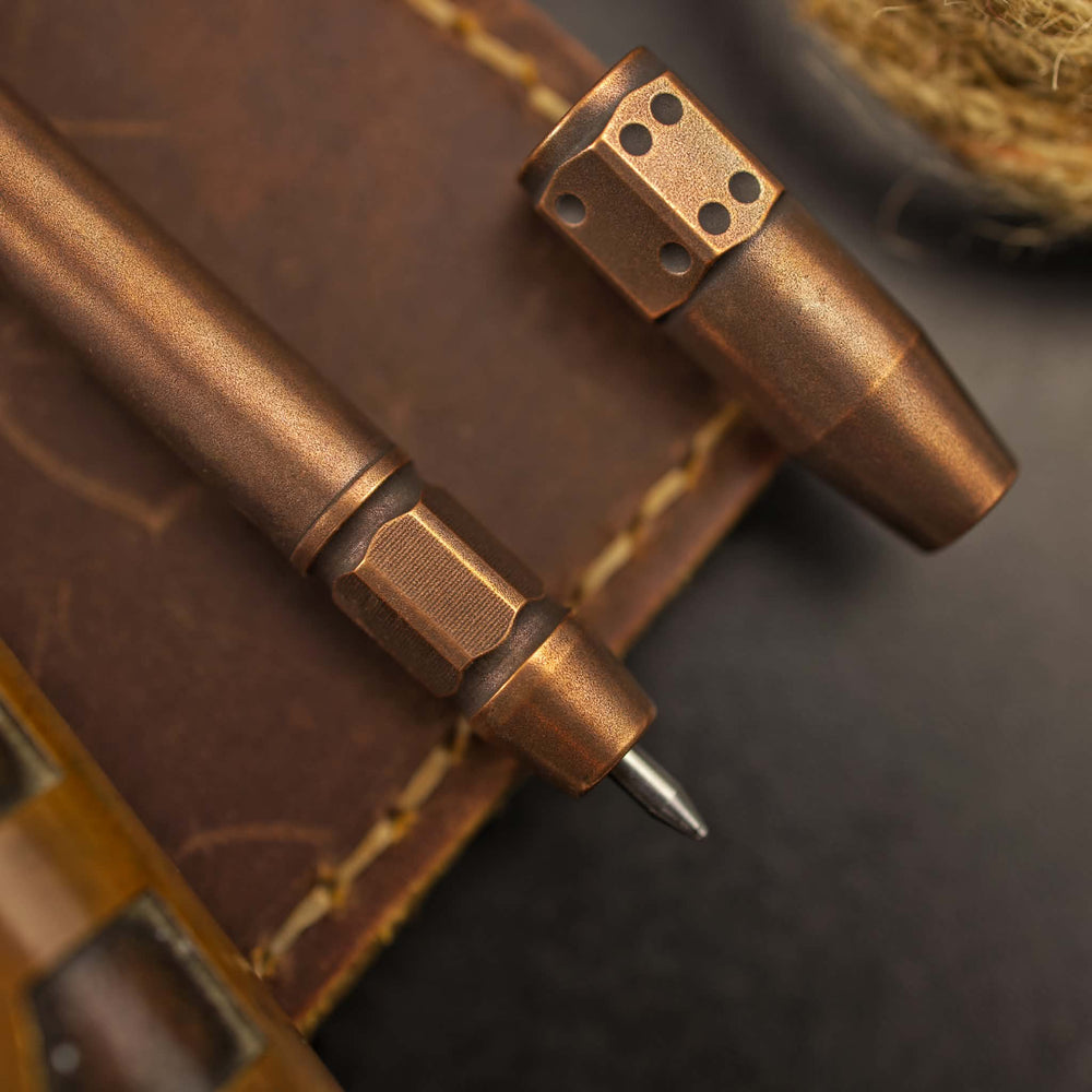 Copper TechLiner Die Cap Pen -- (Acid Washed)