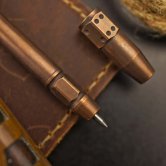 Copper TechLiner Die Cap Pen -- (Acid Washed)