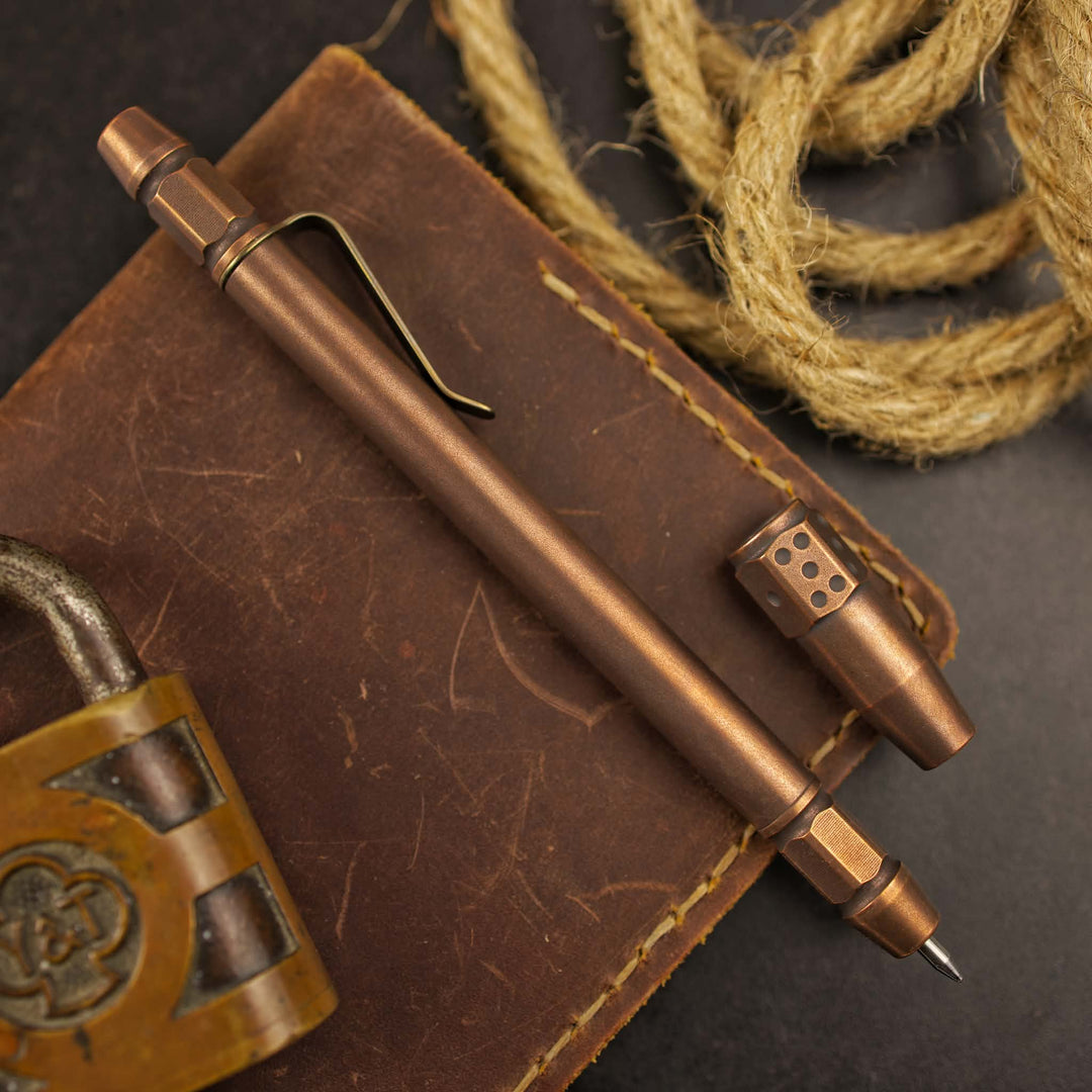Copper TechLiner Die Cap Pen -- (Acid Washed)