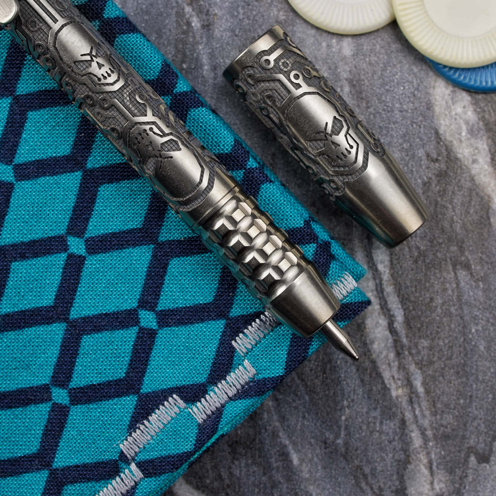 Titanium TechLiner Grid Pen --  Tech Pirate LE (Tumbled)