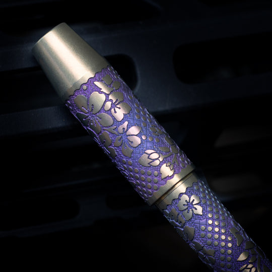 Titanium TechLiner Grid Pen -- Sakura LE (Gold / Violet Ano)