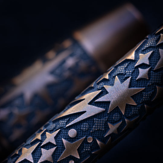 Copper TechLiner Grid Pen -- Galaxy LE (Acid Washed / Burnished)