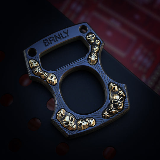 BRNLY x Ti2 Cypop -- Titanium (Tech Pirate Skulls Inlay)