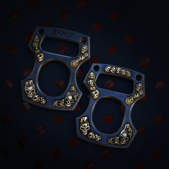 BRNLY x Ti2 Cypop -- Titanium (Tech Pirate Skulls Inlay)