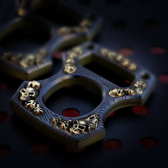 BRNLY x Ti2 Cypop -- Titanium (Tech Pirate Skulls Inlay)