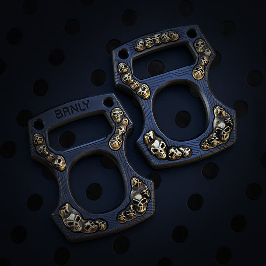 BRNLY x Ti2 Cypop -- Titanium (Tech Pirate Skulls Inlay)