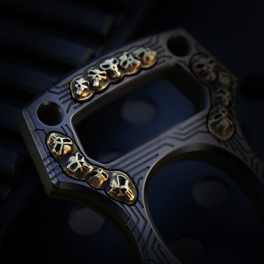 BRNLY x Ti2 Cypop -- Titanium (Tech Pirate Skulls Inlay)