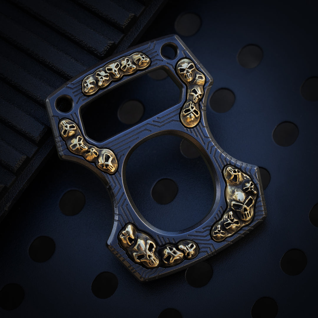 BRNLY x Ti2 Cypop -- Titanium (Tech Pirate Skulls Inlay)