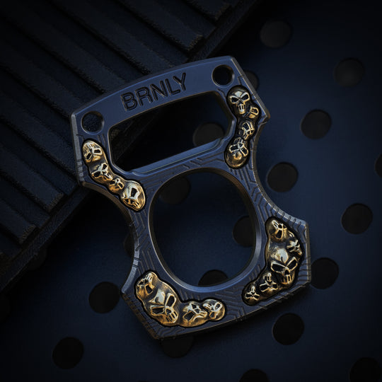 BRNLY x Ti2 Cypop -- Titanium (Tech Pirate Skulls Inlay)