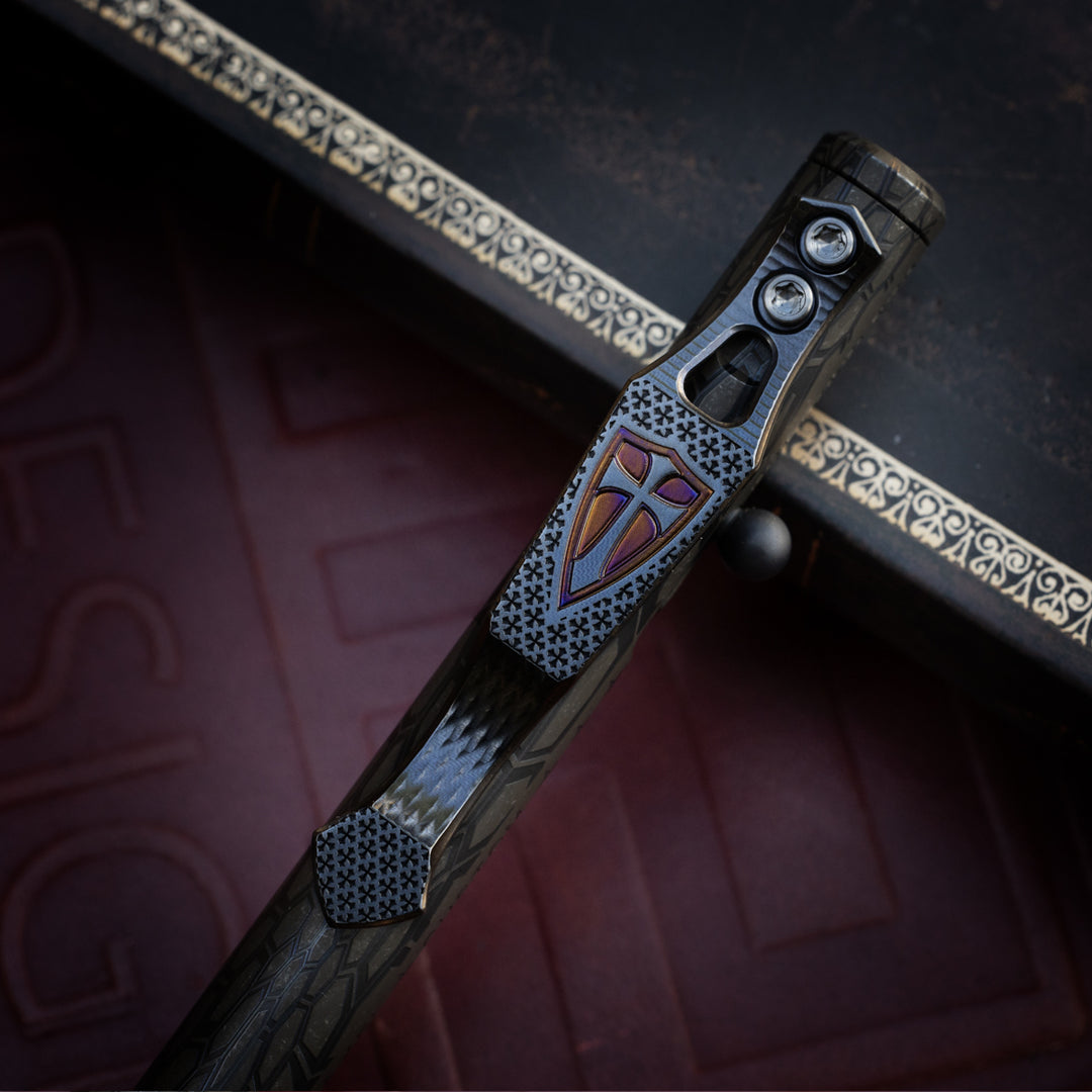 Steel Flame x Ti2 -- 2 Hole Crusader Clip (Vader)
