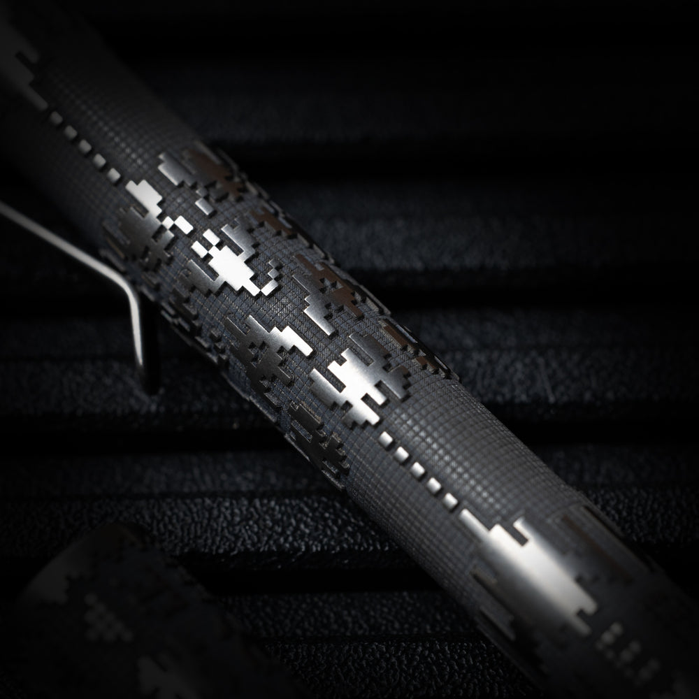 Titanium TechLiner Grid Pen --  Galaga LE (Tumbled)