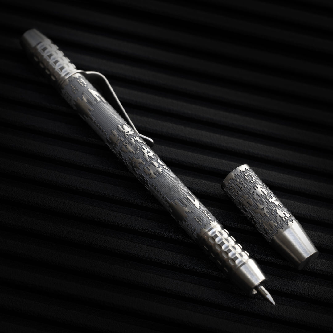 Titanium TechLiner Grid Pen --  Galaga LE (Tumbled)