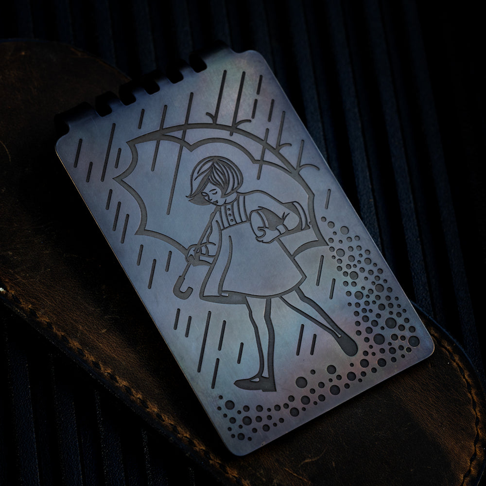 Minimalist Wallet LE Series -- Salt Girl (FallOut TRD)