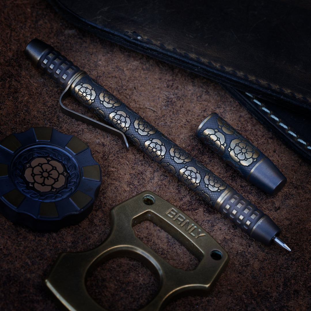 Titanium TechLiner Grid Pen --  BRNLY Rose LE (FallOut TRD)