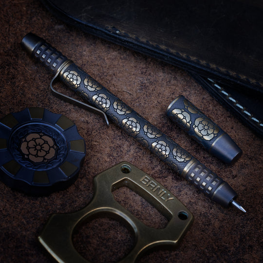 Titanium TechLiner Grid Pen --  BRNLY Rose LE (FallOut TRD)